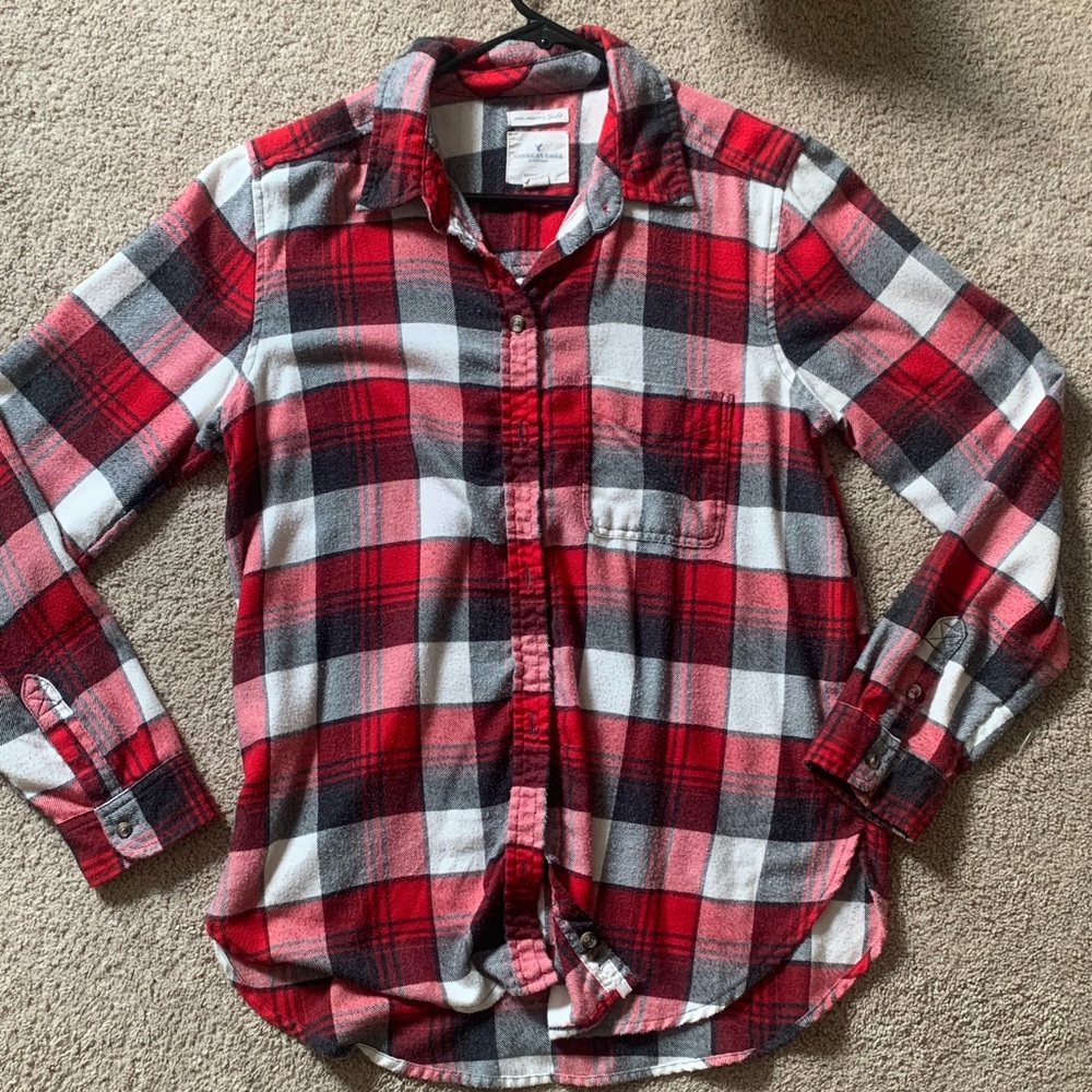American Eagle Boyfriend fit flannel